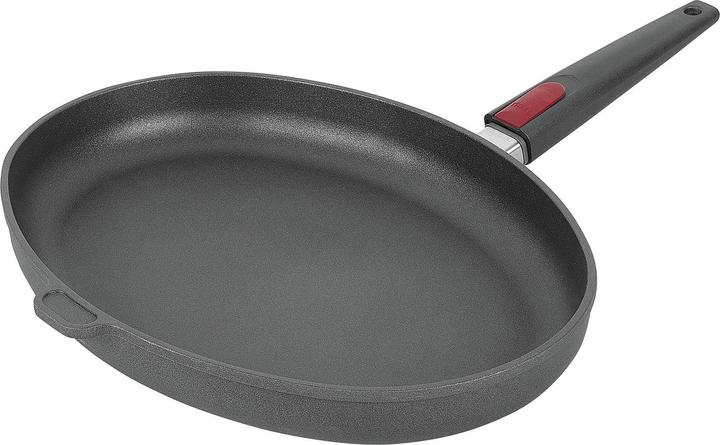 Produktbild Woll Guss-Fischpfanne (38 cm, Bratpfanne, Aluminiumguss)
