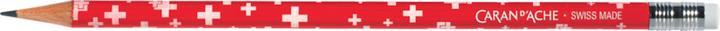Immagine prodotto Caran d'Ache Graphitstift Schweizer Kreuze mit Radierer im Becher (HB, 1 x)