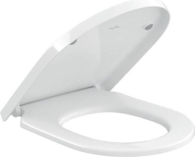 Villeroy & Boch V&B WC-Sitz SUBWAY 3.0 Scharniere aus Edelstahl weiss