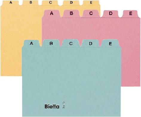 Produktbild Biella Kartei-Leitkarten Alphabet A - Z blanko (A4, 450 g/m², 25 x)
