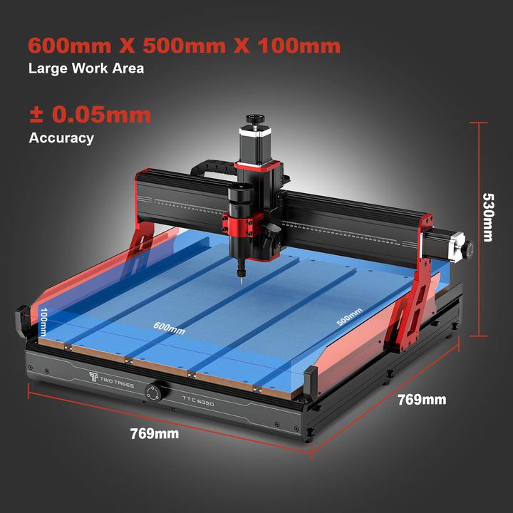Produktbild Twotrees CNC Fräsmaschine TTC6050