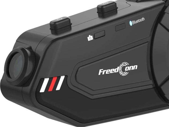 Actual product image FreedConn R1 PLUS E motorbike intercom Black (ANC, 4 h, Wireless)