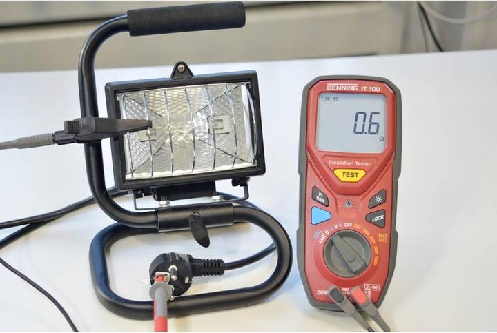 Produktbild Benning IT 100 Isolationsmessgerät 50 V, 100 V, 250 V, 500 V, 1000 V 20 G? (CAT IV 600V)