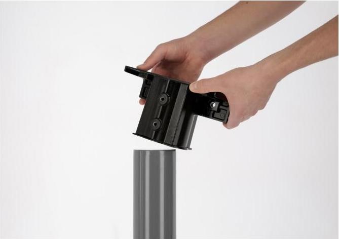 Produktbild Kerbl Montageadapter für Flutlichtmasten zu LED Flutlicht Comfort Pro