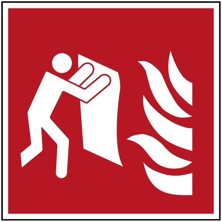 Produktbild Brady F/F016/NT-SA-200X200/1-B, B-7541, Feuerlöschdecke