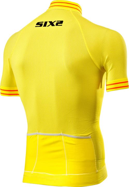 Actual product image Sixs T-Shirt Clima Jersey yellow-white (M)