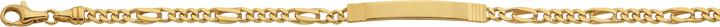 Produktbild Bijou Classic ID-Bracelet Fantasie 19 cm (19 cm, Gold)