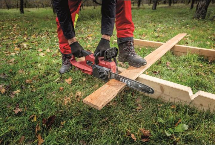 Actual product image GCS Akumuliatorinis grandininis pjūklas FLEX 35 2x18-EC (Battery chain saw)
