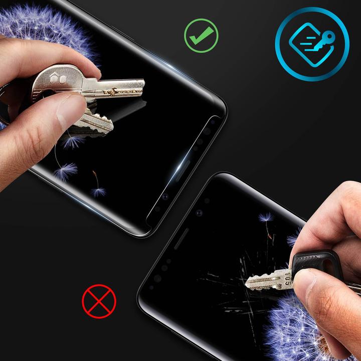 Actual product image Avizar Display protection film, case friendly protection (2 Piece, Samsung Galaxy S9+, Samsung Galaxy S8)