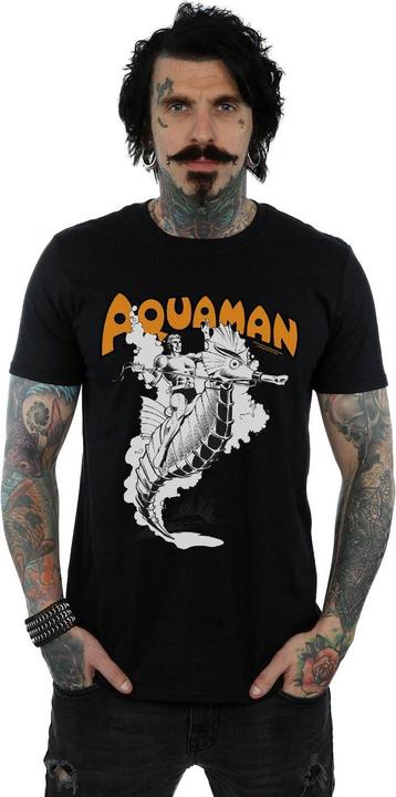 Immagine prodotto Aquaman Mono Action Pose Maglietta Uomo (3XL)
