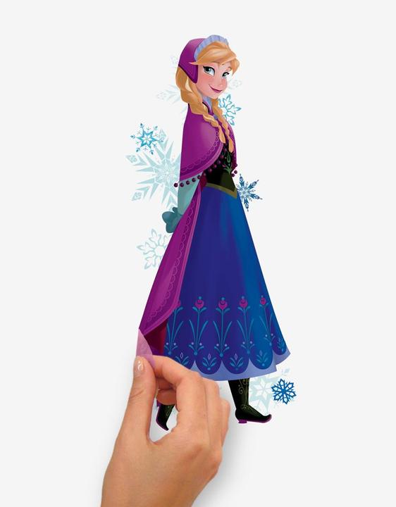 Produktbild Roommates RM - DISNEY Frozen Anna, Elsa & Olaf mit Schneeflocken (6 x 6 x 72 cm)