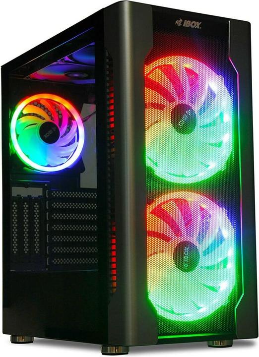 Actual product image iBox Enclosure I-Box Chiron Zh68 Gaming (Mini-ITX, mATX, ATX)