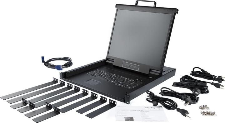 Actual product image StarTech 1U Single-Port KVM Console for Server Ra