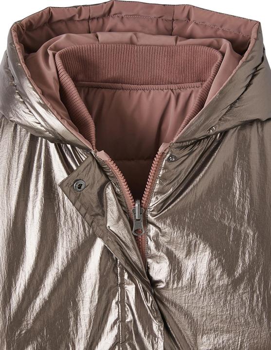 Actual product image Vertbaudet Girls' reversible jacket with hood, recycled polyester padding (92)