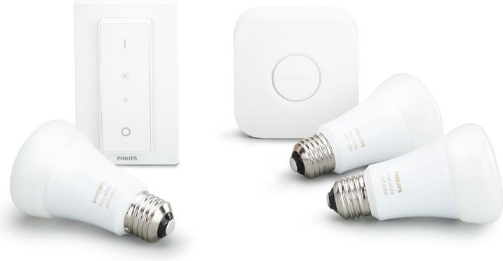 Immagine prodotto Philips Set iniziale di Hue White & Color Ambiance (E27, 10 W, 806 lm, 5 x, G)