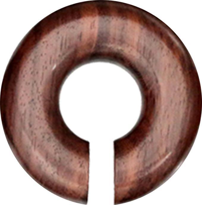 Image du produit Star Piercing Poids d'oreille Donut en bois Narra (sans laiton, Organique)
