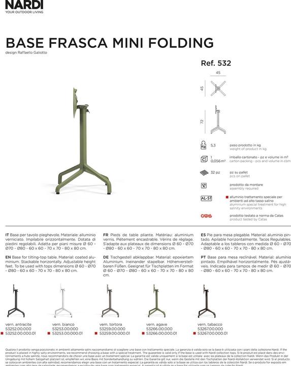 Image du produit Nardi Frasca Mini Folding