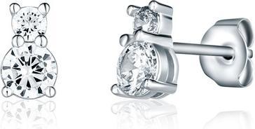 JVD Matching silver earrings with zircons SVLE2045X61BI00