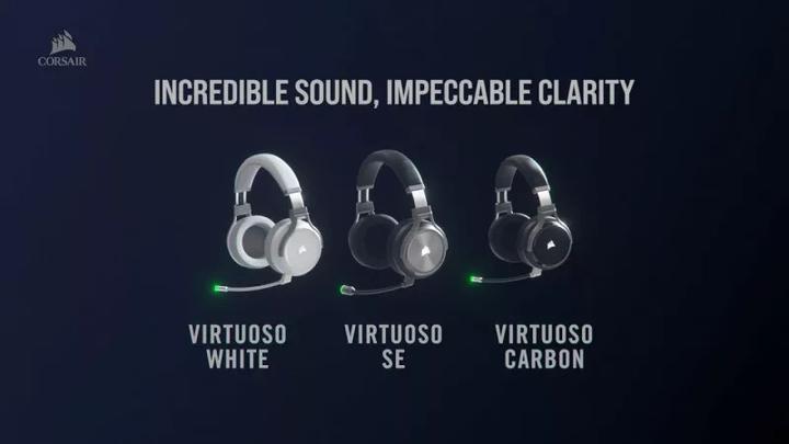 Actual product image Corsair Virtuoso Wireless Carbon (Wireless)