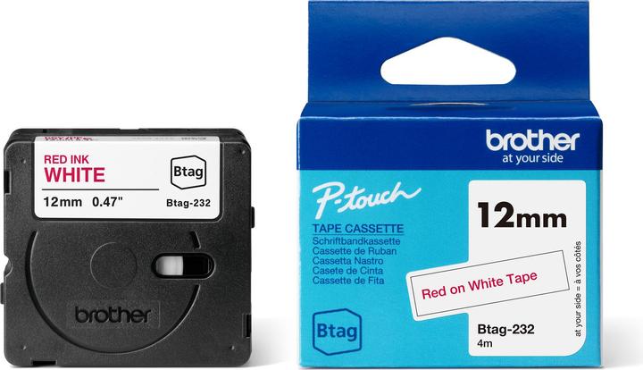 Actual product image Brother Btag (1.20 cm, White)