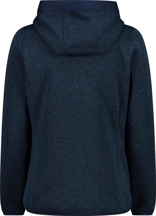 Actual product image CMP Campagnolo Women's Jacquard Knitted Jacket Fix Hood (46)