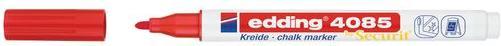 Actual product image Edding 4085 - Chalk Marker (Red, 1 mm, 1 x)