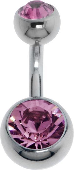 Bijouteria Bauchpiercing (Titan, Kristall)