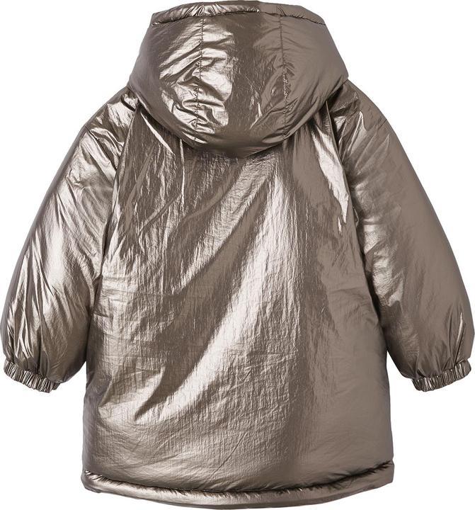Actual product image Vertbaudet Girls' reversible jacket with hood, recycled polyester padding (92)