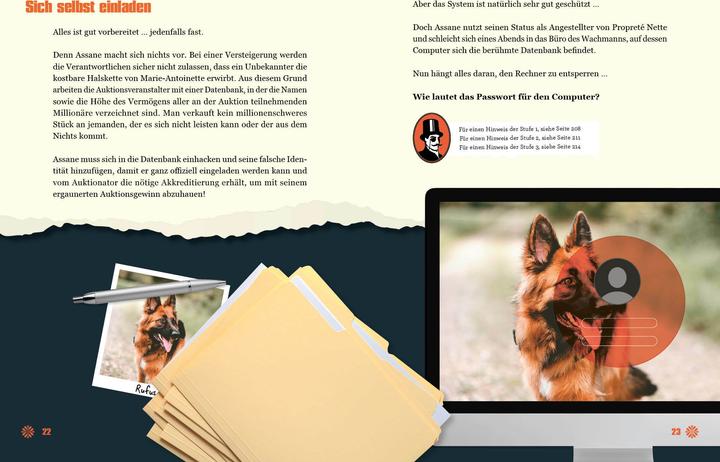 Actual product image Lupin: Escape Game - Das offizielle Buch (German, Julien Hervieux, 2022)