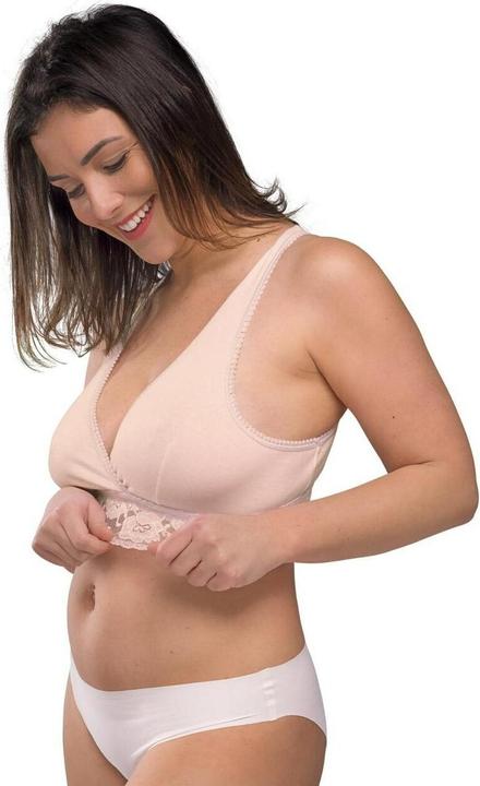 Actual product image Carriwell Crossover nursing and sleep bra beige L (L)