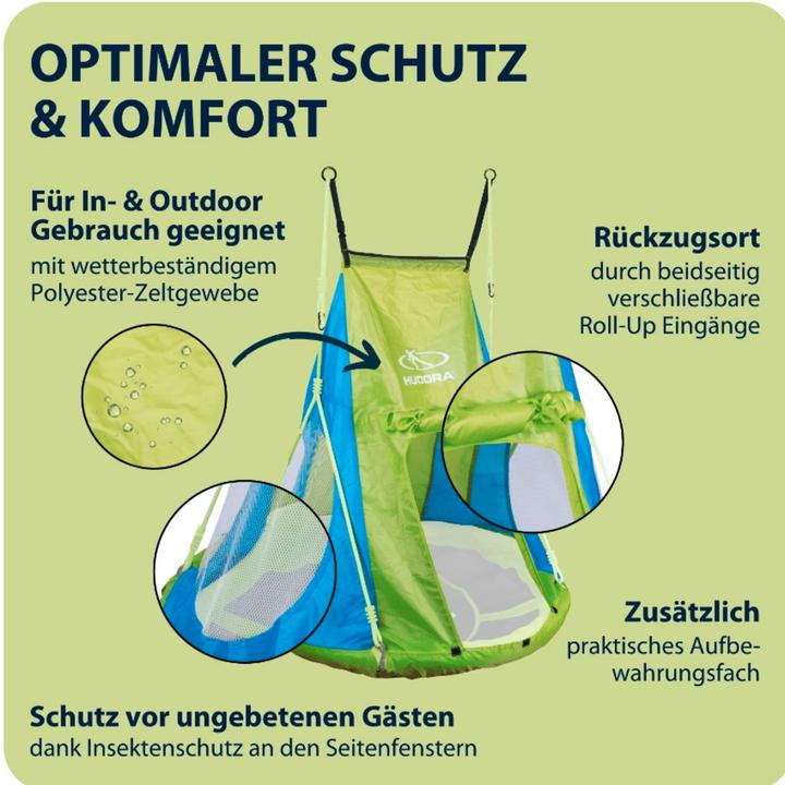 Produktbild Hudora Zelt für Nestschaukel Cosy Castle 110+
