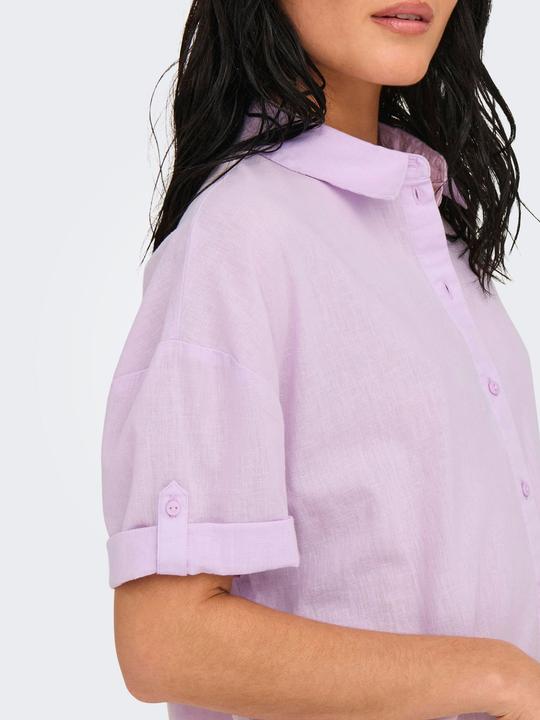 Produktbild JdY Locker geschnitten Hemdkragen Voluminöser Armschnitt Midikleid Kleid (XS)