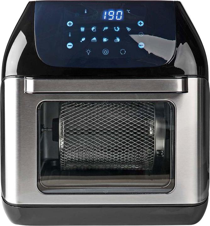 Actual product image Nedis Hot Air Fryer 12 l Timer: 60 min Digital Black (EU plug)