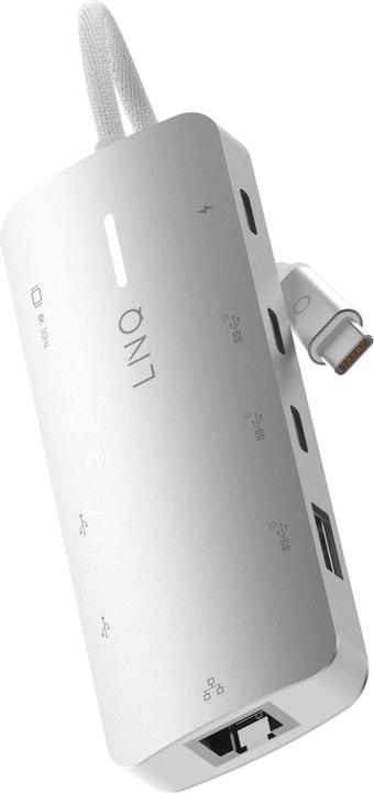 LINQ Connects 8in1 PRO USB-C Multiport Hub 140W (USB-C, 8 Ports)