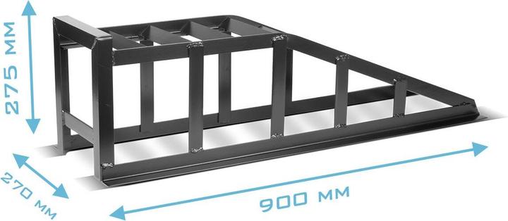 Image du produit Stahlwerk Rampe d'accès GT-14 ST Lot de 2 avec capacité de charge de 2 tonnes Chevalet d'accès