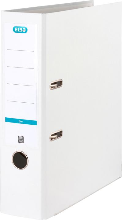 Actual product image Elba Folder smart PP paper, spine width: 80 mm, white DIN A4, cover outside PP (A4, 80 mm, 1 Piece)