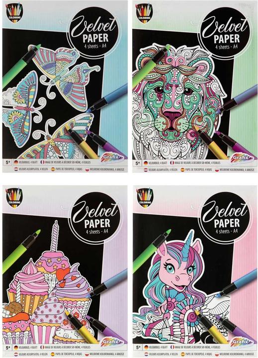 Actual product image Grafix Craft kit velvet paper