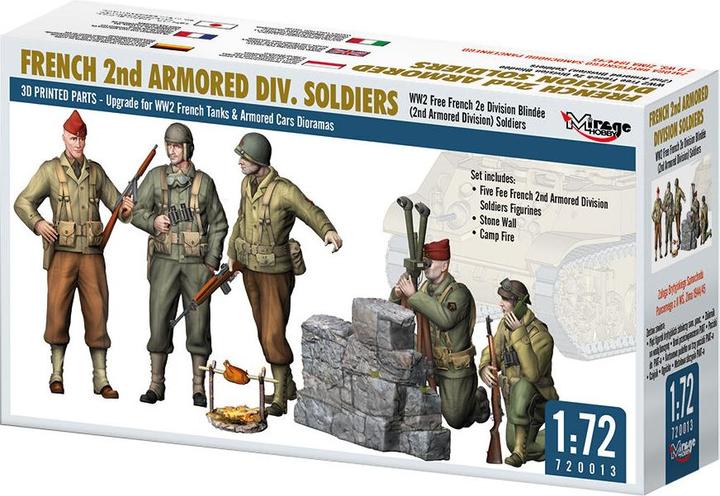 Image du produit Mirage Hobby French 2nd Armored Div. Soldiers