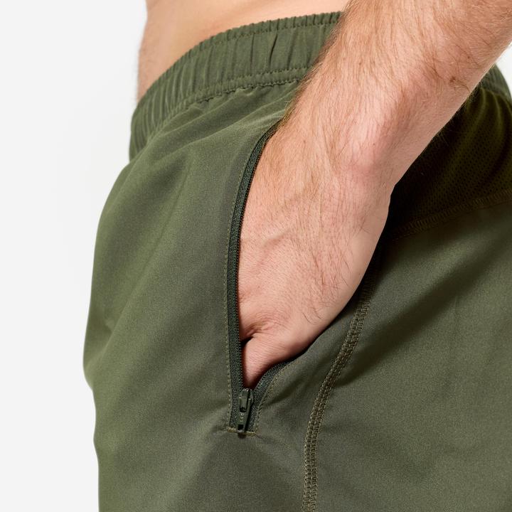 Produktbild Domyos Trainingshose Herren atmungsaktiv - Essential 120 khaki (W30/L33)