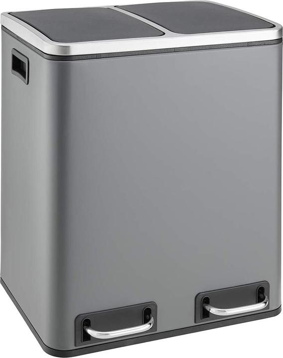 Image du produit Svita TM2X15 Poubelle à pédale, Gris (30 l)