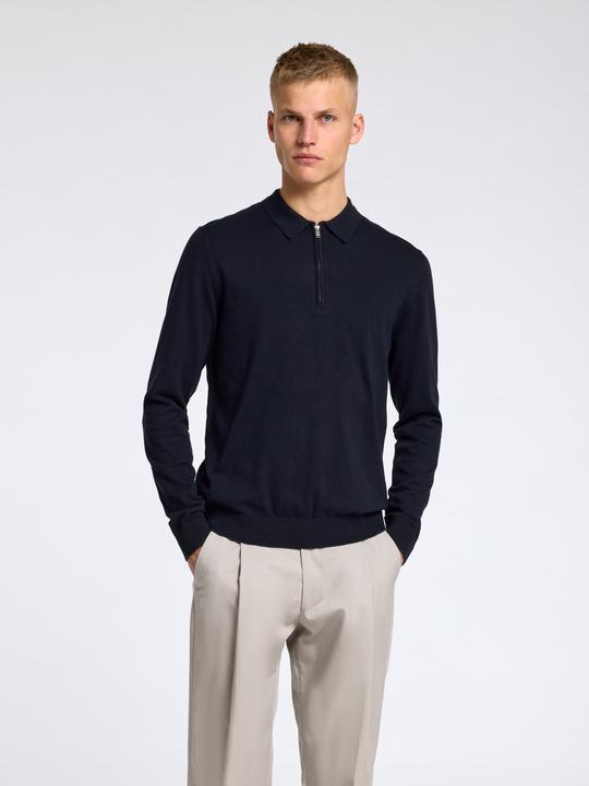 Produktbild Selected Homme Strick Langarm-Poloshirt (XL)