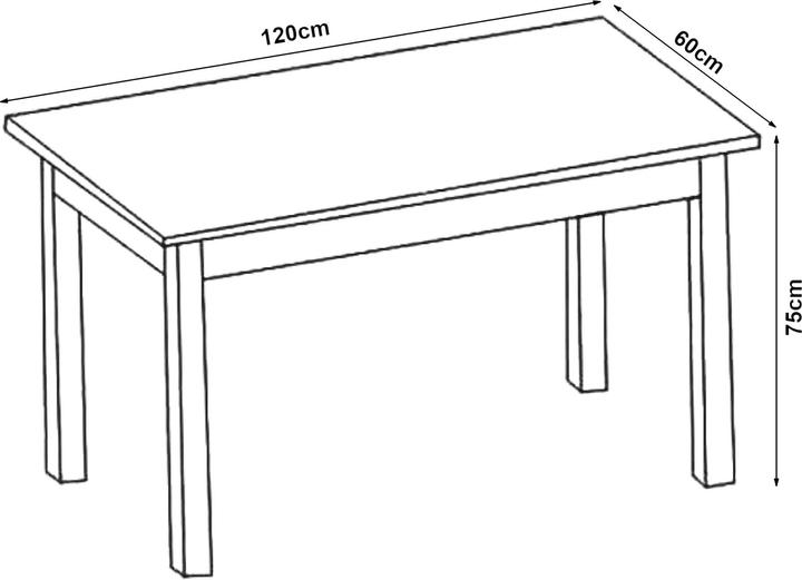 Produktbild En.Casa Vanola (120 x 60 x 75 cm)