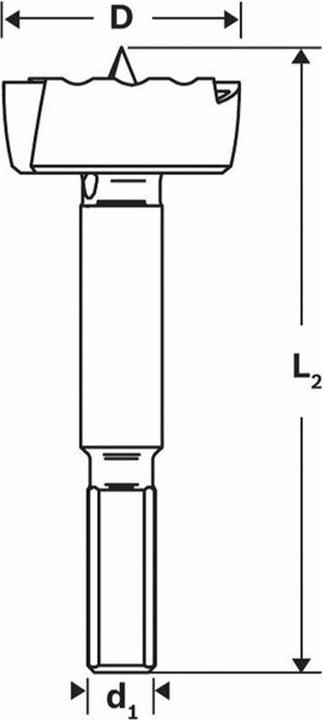 Actual product image Bosch Professional Zubehör Forstner bit (10 mm)