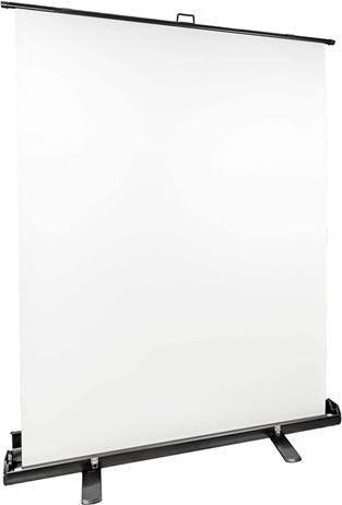 Image du produit Studioking Roll-Up écran de fond FB-150200FW 150x200 cm Blanc (150 cm, 200 cm)