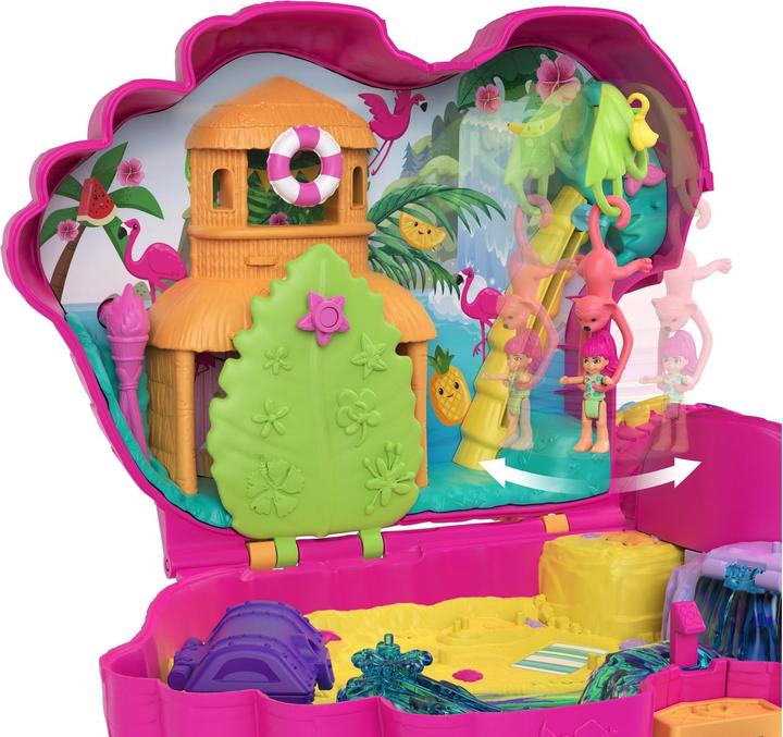 Produktbild Polly Pocket Flamingo-Party Spielset, inkl. 2 Figuren & Zubehör