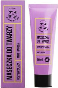 Mydlarnia Cztery Starling MYDLARNIA CZTERY SZPAKI Maseczka do twarzy oczyszczajaca Mirt i Jagoda 50ml (50 ml)