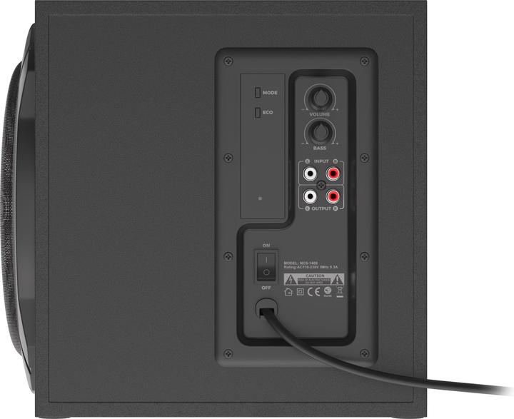 Actual product image Genesis Helium 610BT Computer Speakers, Wired, Bluetooth, Black