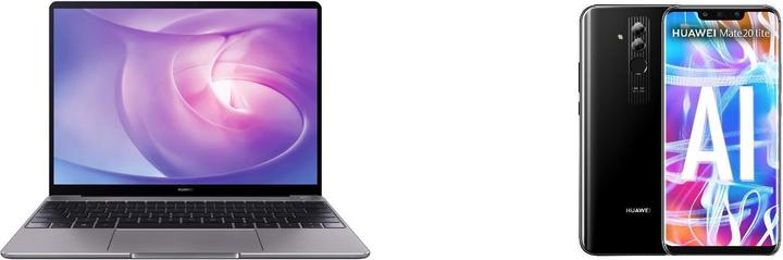 Produktbild Huawei Matebook 13 Grey inkl. Mate 20 Lite