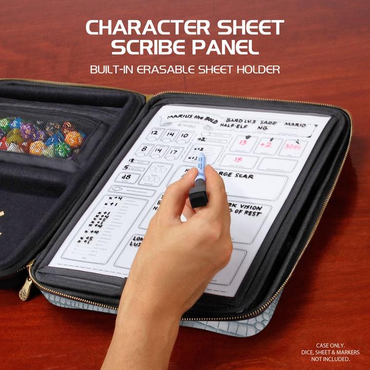 Actual product image Enhance RPG Series Collector's Edition Organizer Case Silver