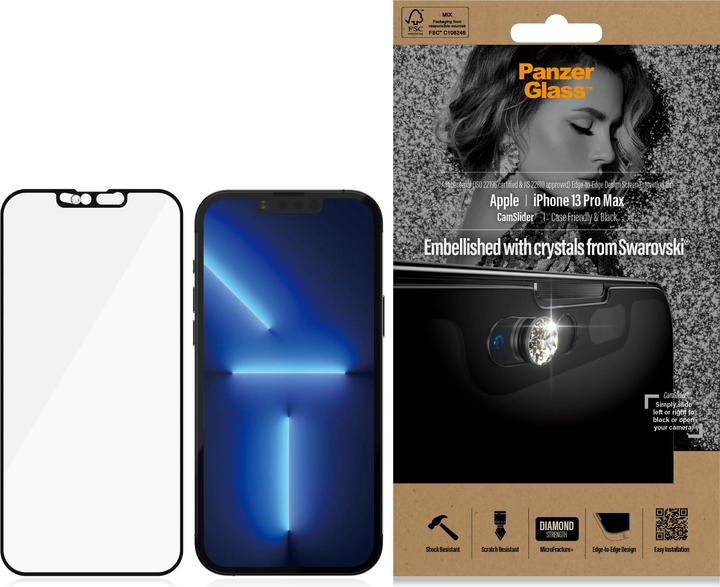 Produktbild PanzerGlass Displayschutz (1 Stück, Apple iPhone 13 Pro Max)